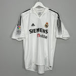Shop 2004/05 REAL MADRID ZIDANE #5 HOME SHIRT (L) ADIDAS, classic football shirts, vintage football shirts & retro soccer jerseys at Cult Kits