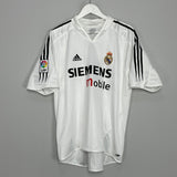 Shop 2004/05 REAL MADRID ZIDANE #5 HOME SHIRT (L) ADIDAS, classic football shirts, vintage football shirts & retro soccer jerseys at Cult Kits