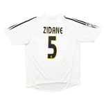Buy 2004/05 Real Madrid Zidane 5 Home Shirt (L) Adidas ~ Free worldwide shipping available ~ Authentic Vintage Football Shirts from Cult Kits