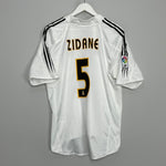 Shop 2004/05 REAL MADRID ZIDANE #5 HOME SHIRT (L) ADIDAS, classic football shirts, vintage football shirts & retro soccer jerseys at Cult Kits
