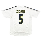 Buy 2004/05 Real Madrid Zidane 5 Home Shirt (M) Adidas ~ Free worldwide shipping ~ Authentic Vintage Football Shirts from Cult Kits