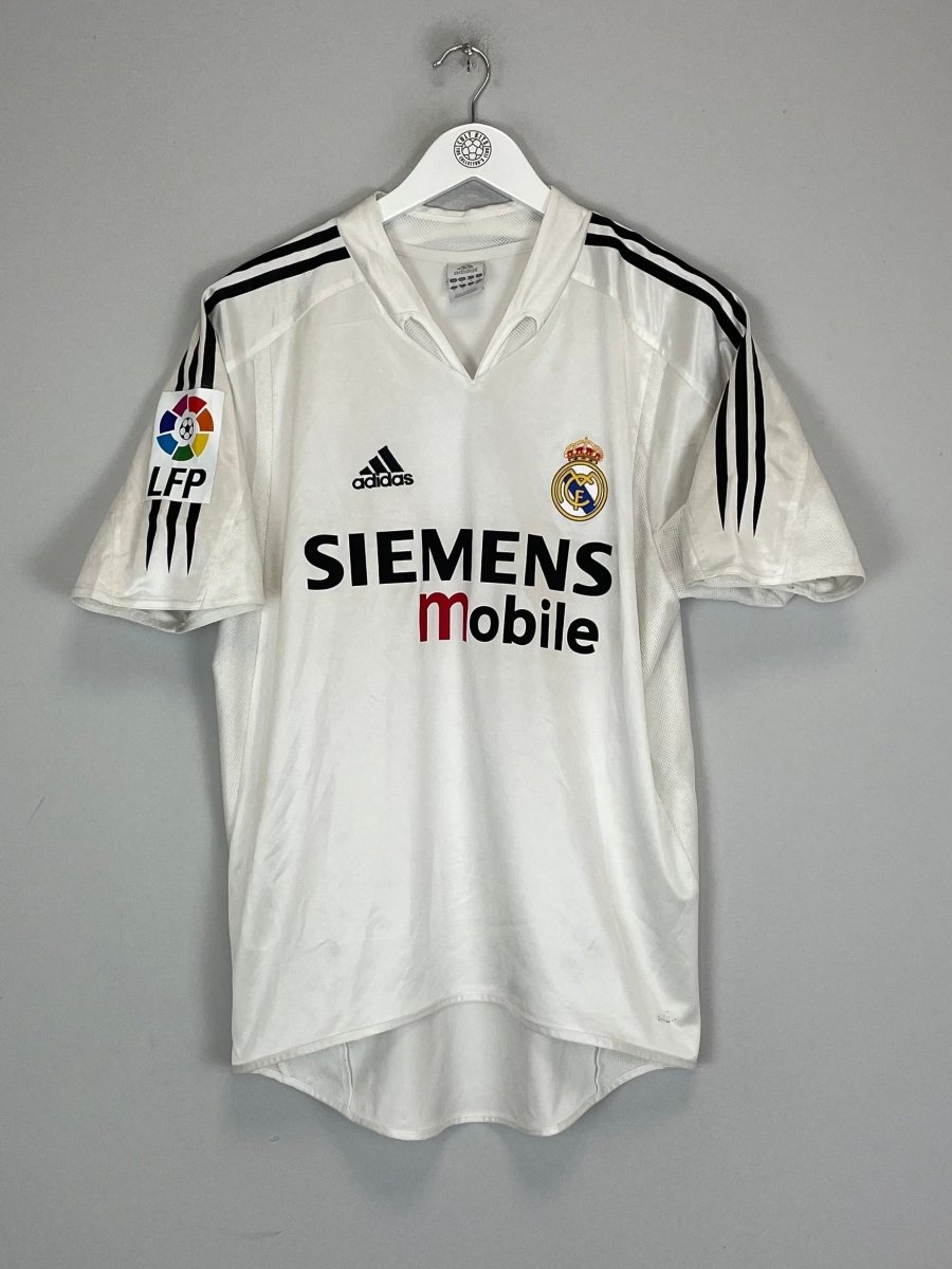 2004/05 REAL MADRID ZIDANE 5 HOME SHIRT (M) ADIDAS - Cult Kits - Medium - Buy Vintage Football Shirts, Authentic Retro Football Shirts For Sale, Classic Football Shirts & Soccer Jersey