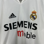 Shop 2004/05 REAL MADRID ZIDANE #5 HOME SHIRT (S) ADIDAS, classic football shirts, vintage football shirts & retro soccer jerseys at Cult Kits