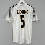 Shop 2004/05 REAL MADRID ZIDANE #5 HOME SHIRT (S) ADIDAS, classic football shirts, vintage football shirts & retro soccer jerseys at Cult Kits