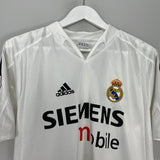 Shop 2004/05 REAL MADRID ZIDANE #5 HOME SHIRT (S) ADIDAS, classic football shirts, vintage football shirts & retro soccer jerseys at Cult Kits