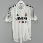 Shop 2004/05 REAL MADRID ZIDANE #5 HOME SHIRT (S) ADIDAS, classic football shirts, vintage football shirts & retro soccer jerseys at Cult Kits