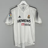 Shop 2004/05 REAL MADRID ZIDANE #5 HOME SHIRT (S) ADIDAS, classic football shirts, vintage football shirts & retro soccer jerseys at Cult Kits