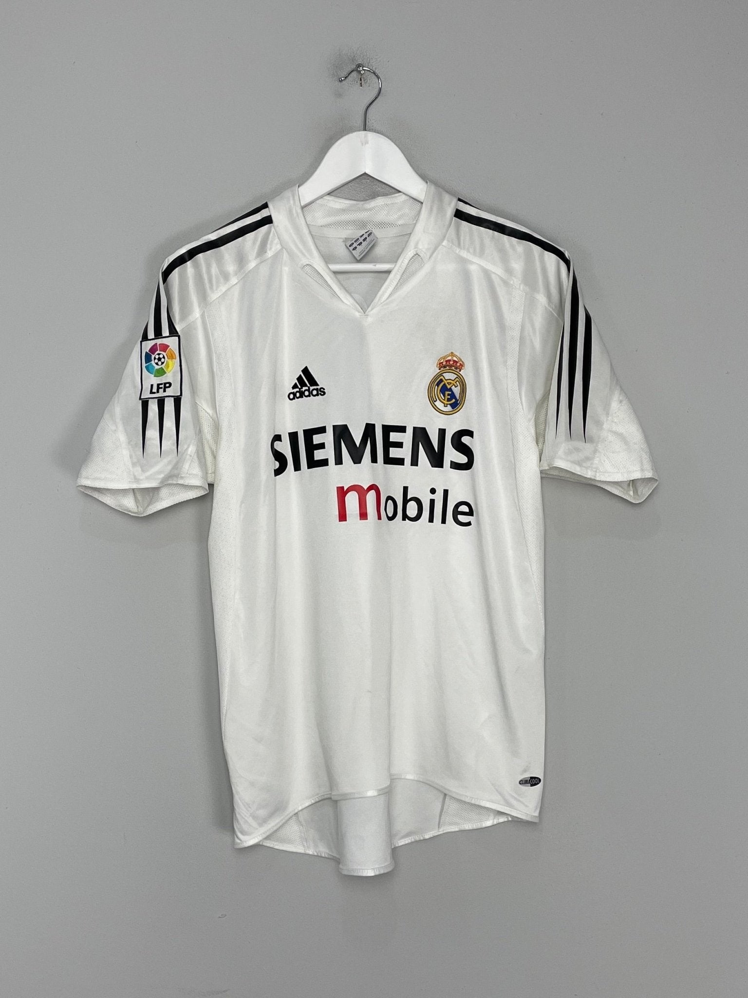 Shop 2004/05 REAL MADRID ZIDANE #5 HOME SHIRT (S) ADIDAS, classic football shirts, vintage football shirts & retro soccer jerseys at Cult Kits