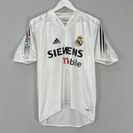 Shop 2004/05 REAL MADRID ZIDANE #5 HOME SHIRT (S) ADIDAS, classic football shirts, vintage football shirts & retro soccer jerseys at Cult Kits