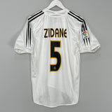 Shop 2004/05 REAL MADRID ZIDANE #5 HOME SHIRT (S) ADIDAS, classic football shirts, vintage football shirts & retro soccer jerseys at Cult Kits