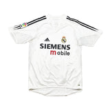 Buy 2004/05 Real Madrid Zidane 5 *Player Issue* Home Shirt (M) Adidas ~ Free worldwide shipping ~ Authentic Vintage Football Shirts from Cult Kits