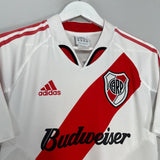 Shop 2004/05 RIVER PLATE HOME SHIRT (XS) ADIDAS, classic football shirts, vintage football shirts & retro soccer jerseys at Cult Kits