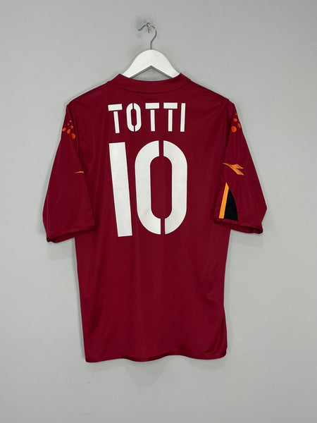 ウェア 04-05 ROMA TOTTI #10 2004/05 ROMA TOTTI #10 HOME SHIRT (XL) DIADORA – Cult Kits