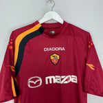 Shop 2004/05 ROMA TOTTI #10 HOME SHIRT (XL) DIADORA, classic football shirts, vintage football shirts & retro soccer jerseys at Cult Kits