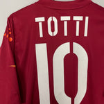 Shop 2004/05 ROMA TOTTI #10 HOME SHIRT (XL) DIADORA, classic football shirts, vintage football shirts & retro soccer jerseys at Cult Kits