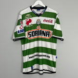 Shop 2004/05 SANTOS LAGUNA HOME SHIRT (L) ATLETICA, classic football shirts, vintage football shirts & retro soccer jerseys at Cult Kits