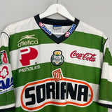Shop 2004/05 SANTOS LAGUNA HOME SHIRT (L) ATLETICA, classic football shirts, vintage football shirts & retro soccer jerseys at Cult Kits