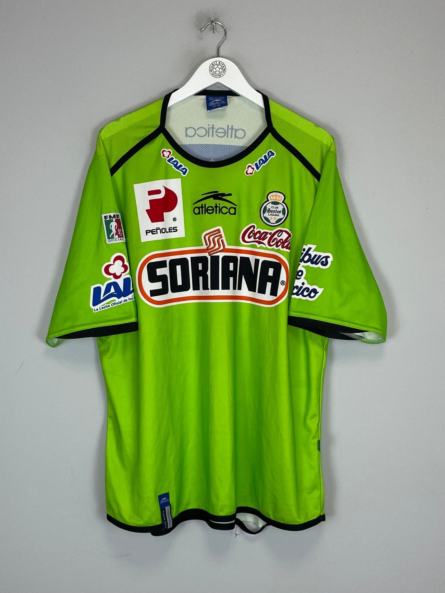 Shop 2004/05 SANTOS LAGUNA THIRD SHIRT (XXL) ATLETICA, classic football shirts, vintage football shirts & retro soccer jerseys at Cult Kits