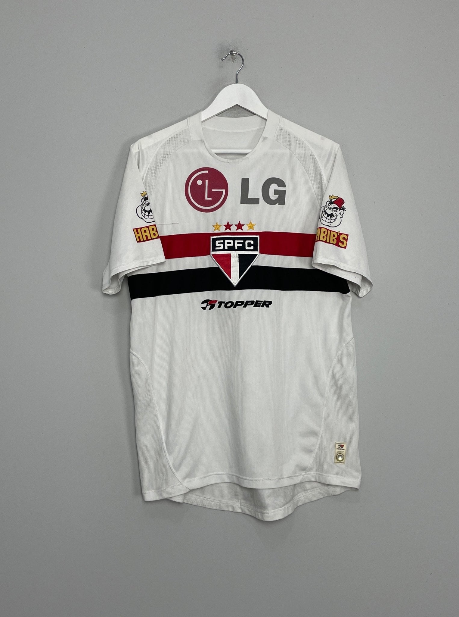 Shop 2004/05 SAO PAULO #11 HOME SHIRT (XL) TOPPER, classic football shirts, vintage football shirts & retro soccer jerseys at Cult Kits
