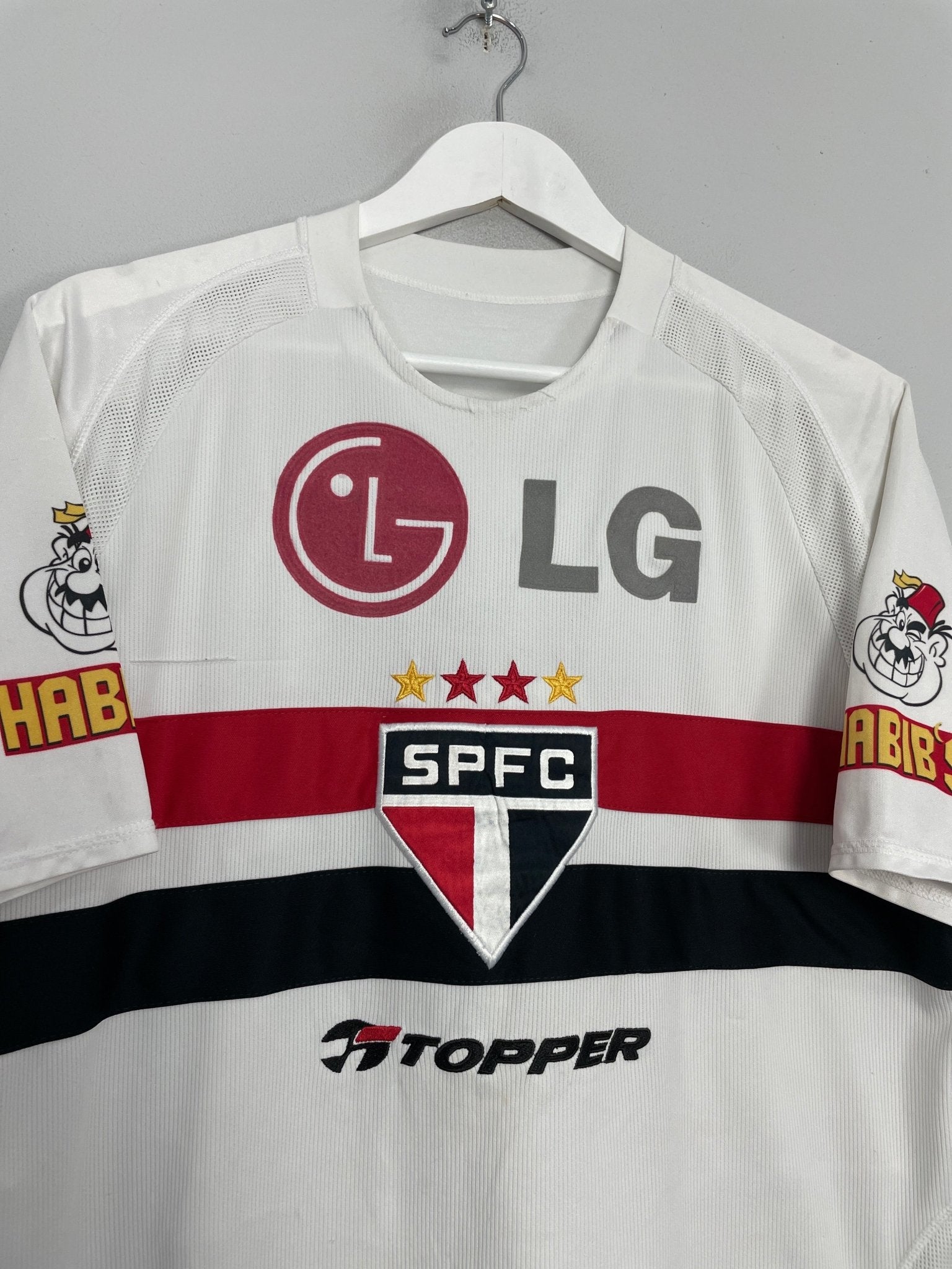 Shop 2004/05 SAO PAULO #11 HOME SHIRT (XL) TOPPER, classic football shirts, vintage football shirts & retro soccer jerseys at Cult Kits