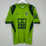 Shop 2004/05 SPORTING LISBON AWAY SHIRT (M) REEBOK, classic football shirts, vintage football shirts & retro soccer jerseys at Cult Kits