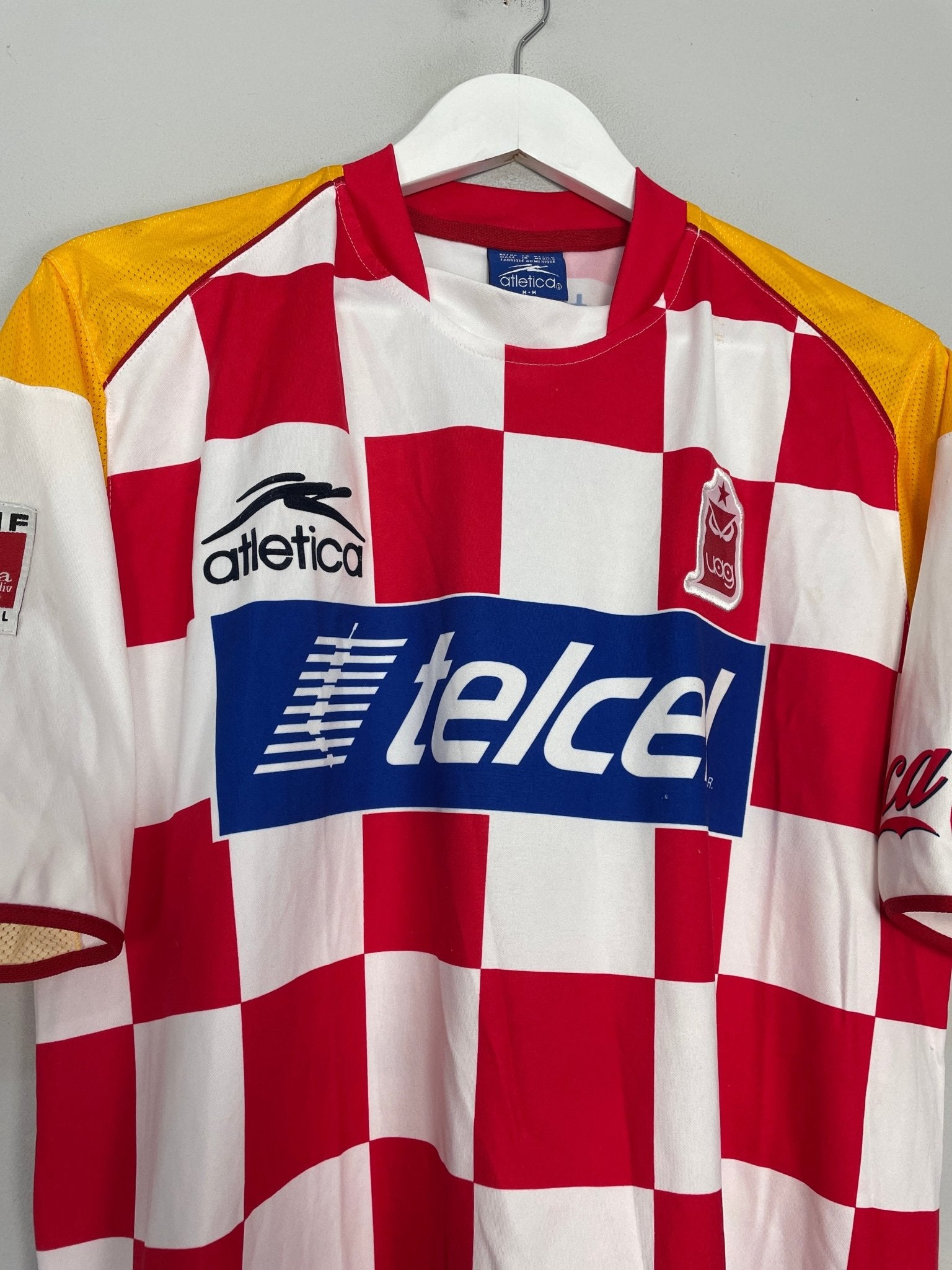 Shop 2004/05 TECOS FC HOME SHIRT (M) ATLETICA, classic football shirts, vintage football shirts & retro soccer jerseys at Cult Kits