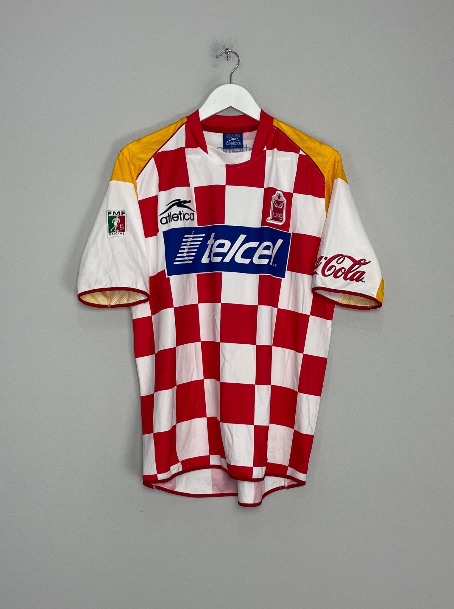 Shop 2004/05 TECOS FC HOME SHIRT (M) ATLETICA, classic football shirts, vintage football shirts & retro soccer jerseys at Cult Kits