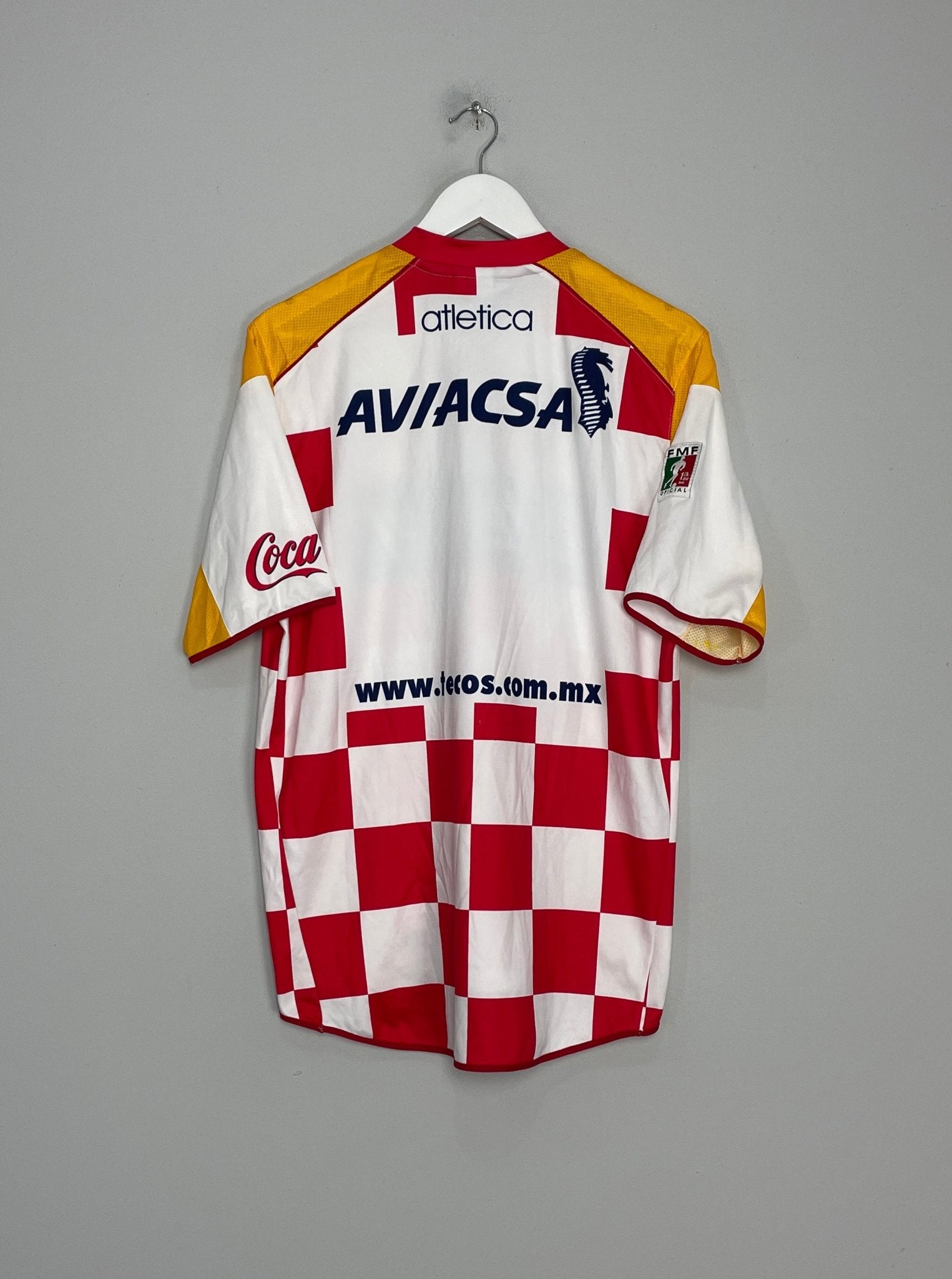 Shop 2004/05 TECOS FC HOME SHIRT (M) ATLETICA, classic football shirts, vintage football shirts & retro soccer jerseys at Cult Kits