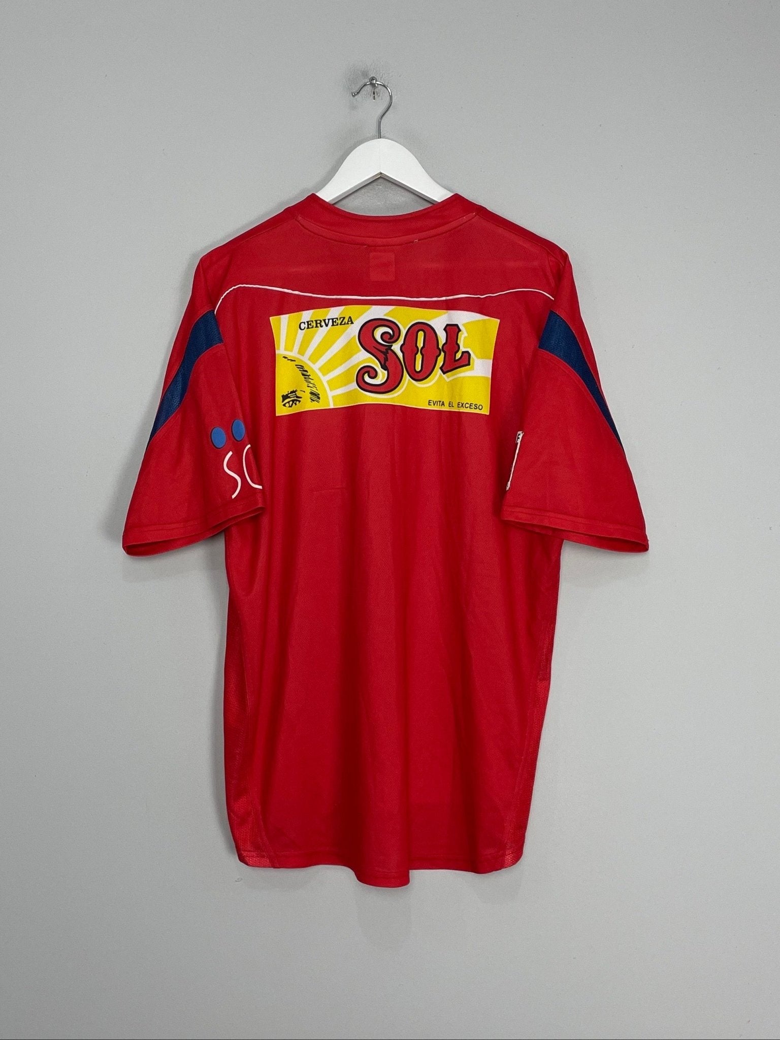 Shop 2004/05 TIBURONES ROJOS VERACRUZ HOME SHIRT (L) JOMA, classic football shirts, vintage football shirts & retro soccer jerseys at Cult Kits
