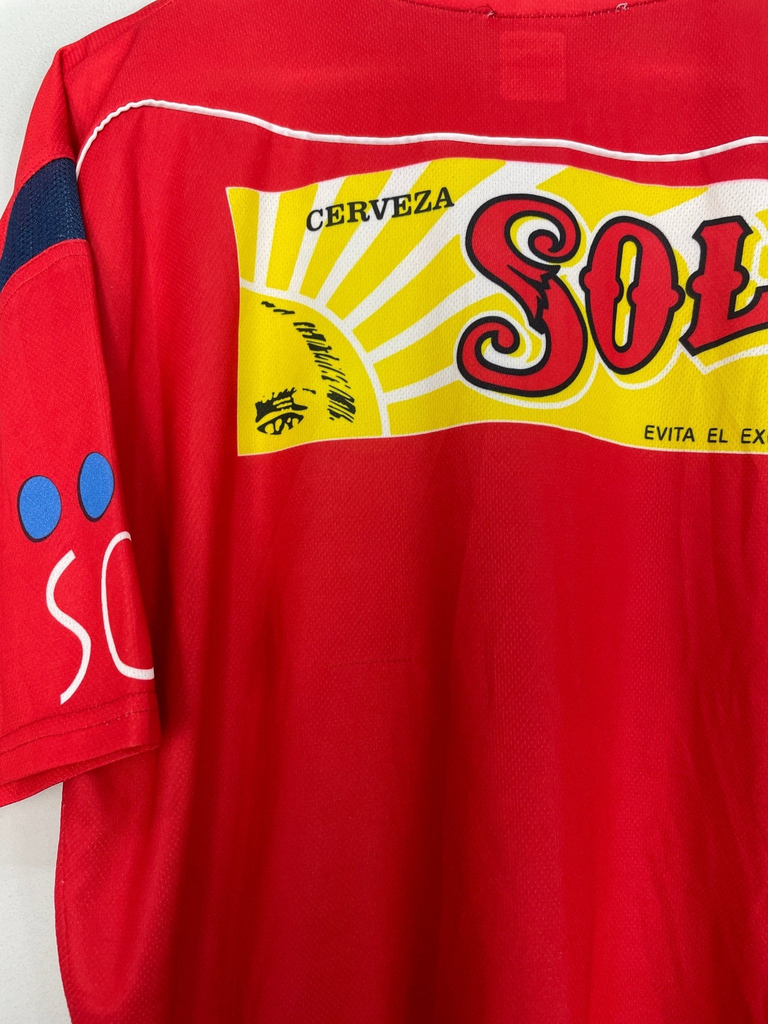 Shop 2004/05 TIBURONES ROJOS VERACRUZ HOME SHIRT (L) JOMA, classic football shirts, vintage football shirts & retro soccer jerseys at Cult Kits