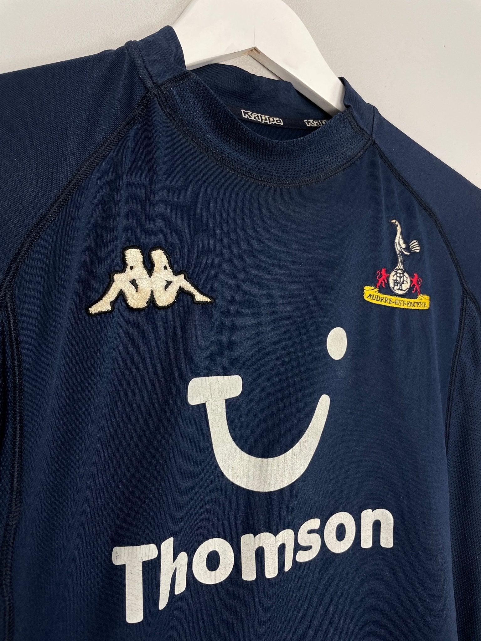 Shop 2004/05 TOTTENHAM DEFOE #18 AWAY SHIRT (M) KAPPA, classic football shirts, vintage football shirts & retro soccer jerseys at Cult Kits