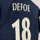 Shop 2004/05 TOTTENHAM DEFOE #18 AWAY SHIRT (M) KAPPA, classic football shirts, vintage football shirts & retro soccer jerseys at Cult Kits