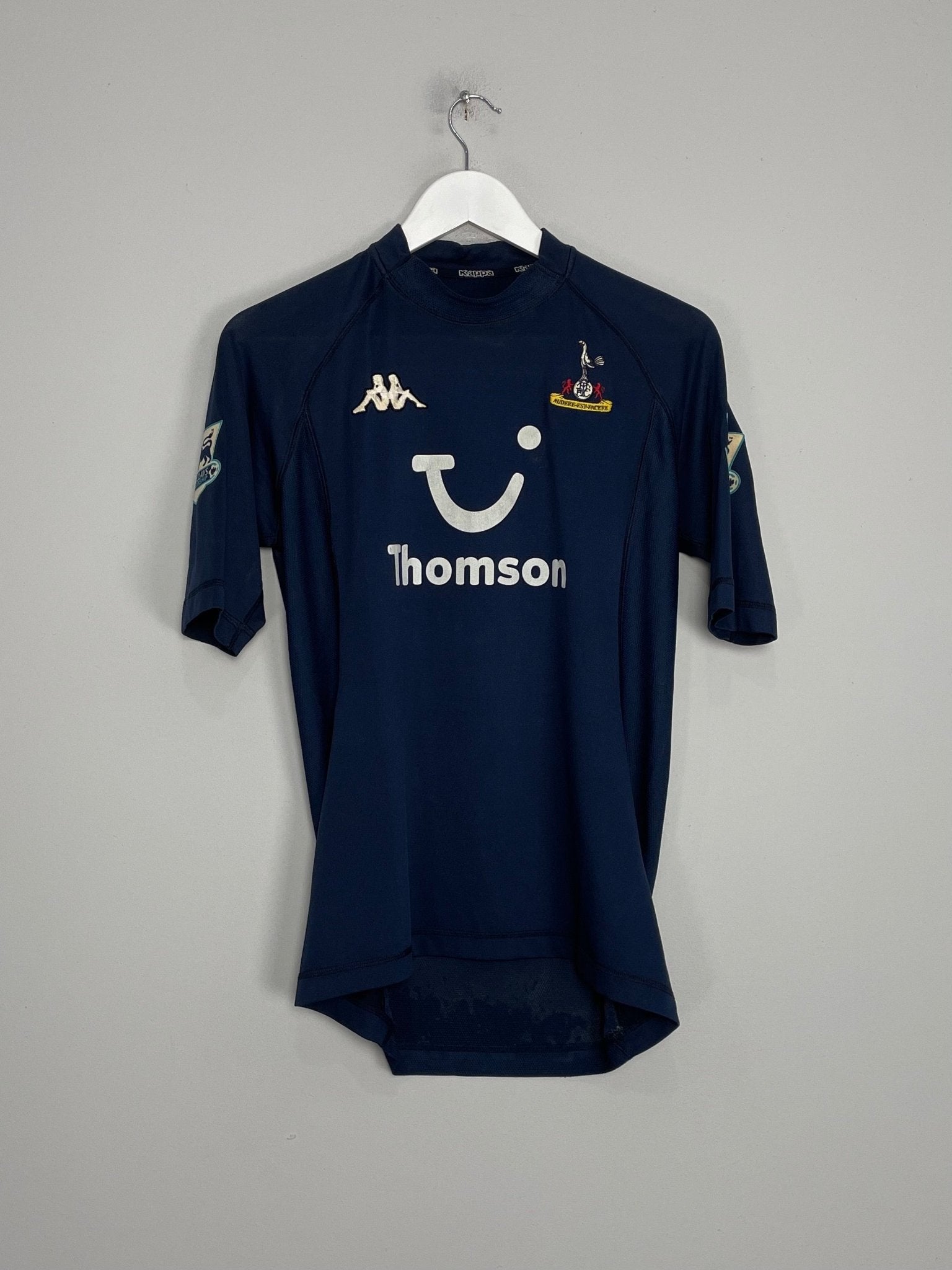 Shop 2004/05 TOTTENHAM DEFOE #18 AWAY SHIRT (M) KAPPA, classic football shirts, vintage football shirts & retro soccer jerseys at Cult Kits