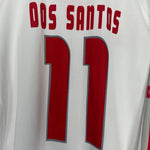 Shop 2004/05 TUNISIA DOS SANTOS #11 L/S HOME SHIRT (XL) PUMA, classic football shirts, vintage football shirts & retro soccer jerseys at Cult Kits
