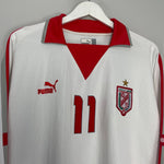 Shop 2004/05 TUNISIA DOS SANTOS #11 L/S HOME SHIRT (XL) PUMA, classic football shirts, vintage football shirts & retro soccer jerseys at Cult Kits