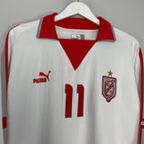 Shop 2004/05 TUNISIA DOS SANTOS #11 L/S HOME SHIRT (XL) PUMA, classic football shirts, vintage football shirts & retro soccer jerseys at Cult Kits