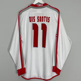 Shop 2004/05 TUNISIA DOS SANTOS #11 L/S HOME SHIRT (XL) PUMA, classic football shirts, vintage football shirts & retro soccer jerseys at Cult Kits