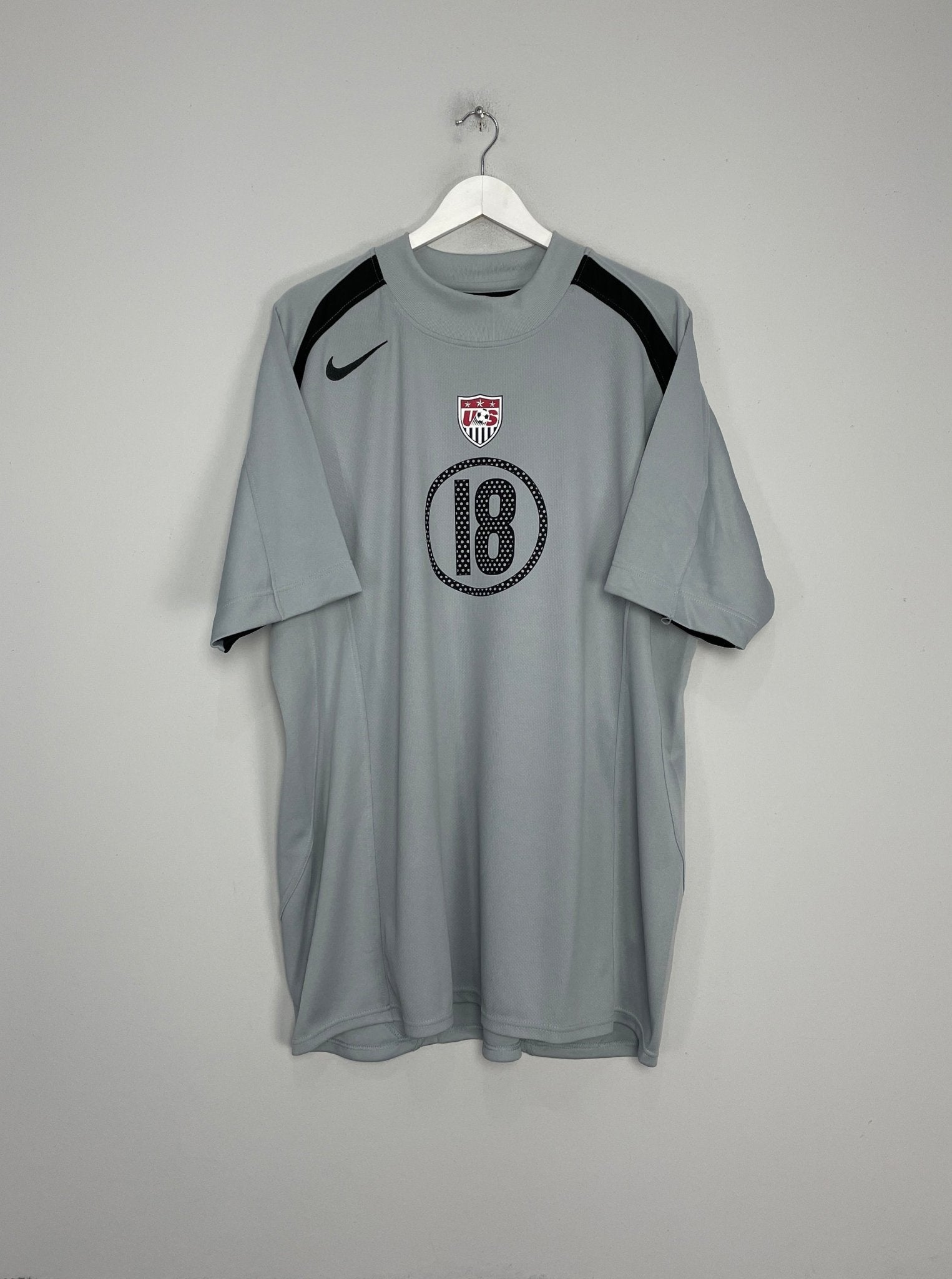 Shop 2004/05 USA KELLER #18 GK SHIRT (XXL) NIKE, classic football shirts, vintage football shirts & retro soccer jerseys at Cult Kits