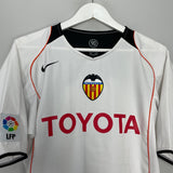 Shop 2004/05 VALENCIA AIMAR #21 HOME SHIRT (M) NIKE, classic football shirts, vintage football shirts & retro soccer jerseys at Cult Kits