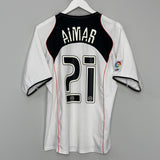 Shop 2004/05 VALENCIA AIMAR #21 HOME SHIRT (M) NIKE, classic football shirts, vintage football shirts & retro soccer jerseys at Cult Kits