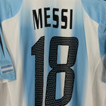Shop 2004/06 ARGENTINA MESSI #18 HOME SHIRT (L) ADIDAS, classic football shirts, vintage football shirts & retro soccer jerseys at Cult Kits