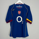 Shop 2004/06 ARSENAL HENRY #14 AWAY SHIRT (L) NIKE, classic football shirts, vintage football shirts & retro soccer jerseys at Cult Kits