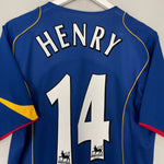 Shop 2004/06 ARSENAL HENRY #14 AWAY SHIRT (M) NIKE, classic football shirts, vintage football shirts & retro soccer jerseys at Cult Kits