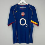 Shop 2004/06 ARSENAL HENRY #14 AWAY SHIRT (M) NIKE, classic football shirts, vintage football shirts & retro soccer jerseys at Cult Kits