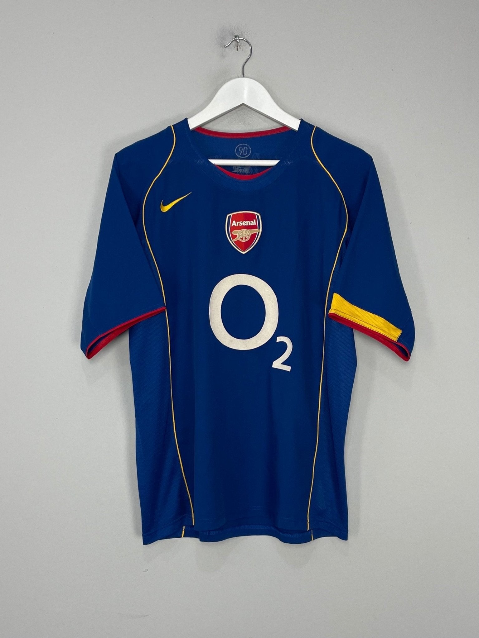 Shop 2004/06 ARSENAL HENRY #14 AWAY SHIRT (M) NIKE, classic football shirts, vintage football shirts & retro soccer jerseys at Cult Kits