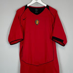 2004/06 BELGIUM HOME SHIRT (XL) NIKE - Cult Kits - XL - Buy Vintage Football Shirts, Authentic Retro Football Shirts For Sale, Classic Football Shirts & Soccer Jersey