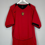 2004/06 BELGIUM HOME SHIRT (XL) NIKE - Cult Kits - XL - Buy Vintage Football Shirts, Authentic Retro Football Shirts For Sale, Classic Football Shirts & Soccer Jersey