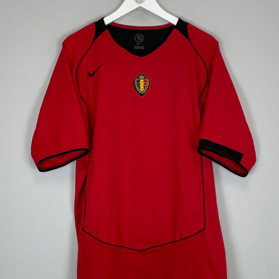 2004/06 BELGIUM HOME SHIRT (XL) NIKE - Cult Kits - XL - Buy Vintage Football Shirts, Authentic Retro Football Shirts For Sale, Classic Football Shirts & Soccer Jersey