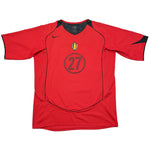 Buy 2004/06 BELGIUM KOMPANY 27 HOME SHIRT (L) NIKE ~ Free worldwide shipping available ~ Authentic Vintage Football Shirts from Cult Kits