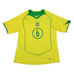 Buy 2004/06 BRAZIL R.CARLOS 3 HOME SHIRT (XL) NIKE ~ Free worldwide shipping available ~ Authentic Vintage Football Shirts from Cult Kits